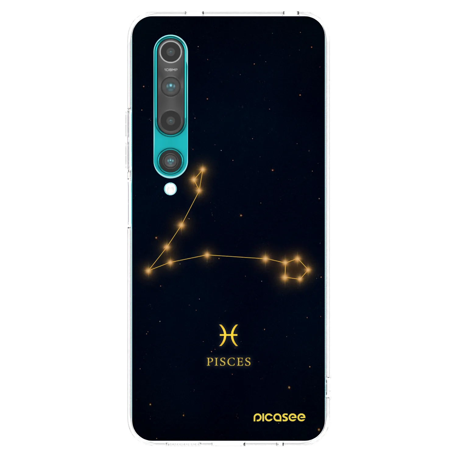 Picasee silikonový průhledný obal pro Xiaomi Mi 10 - PISCES