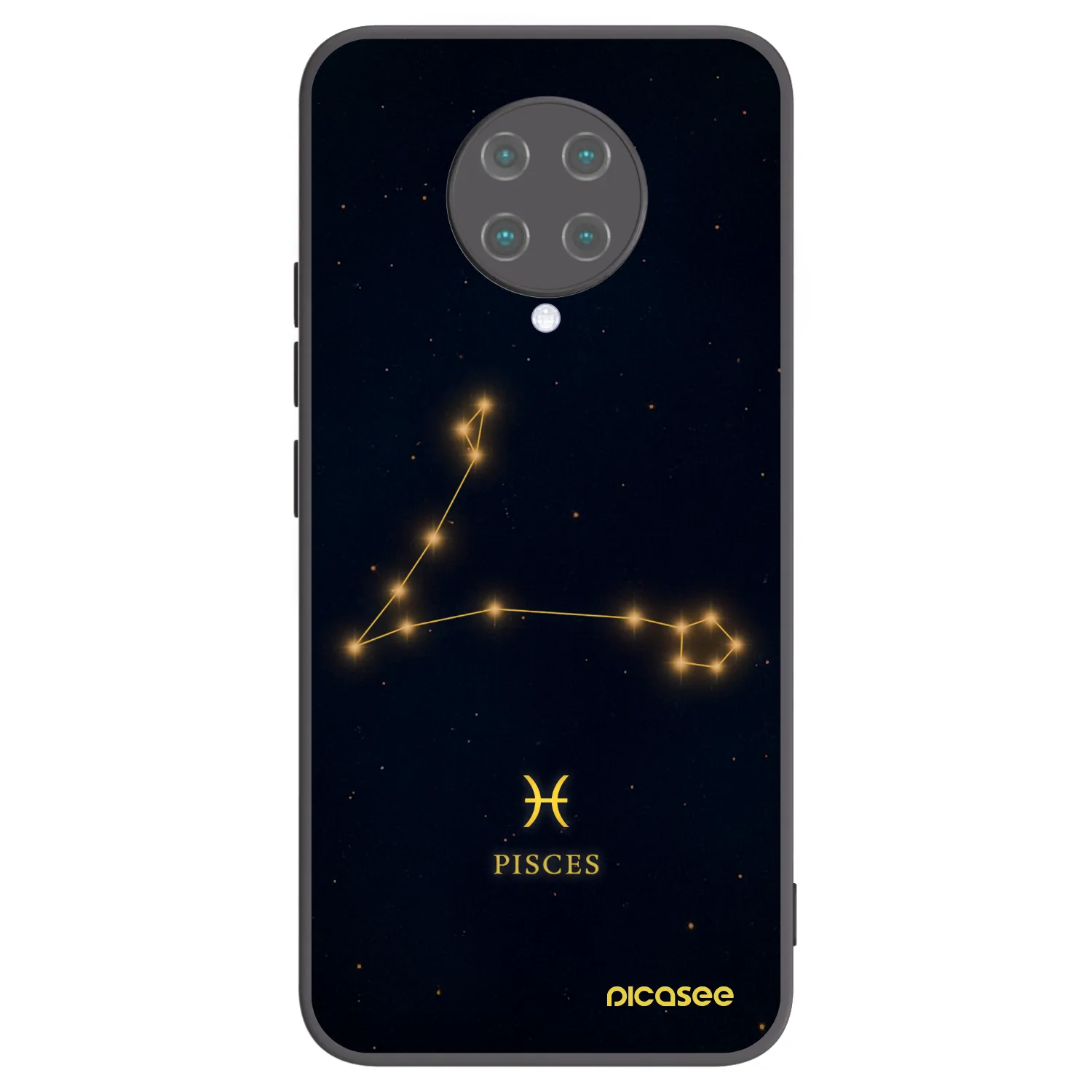 Picasee silikonový černý obal pro Xiaomi Poco F2 Pro - PISCES