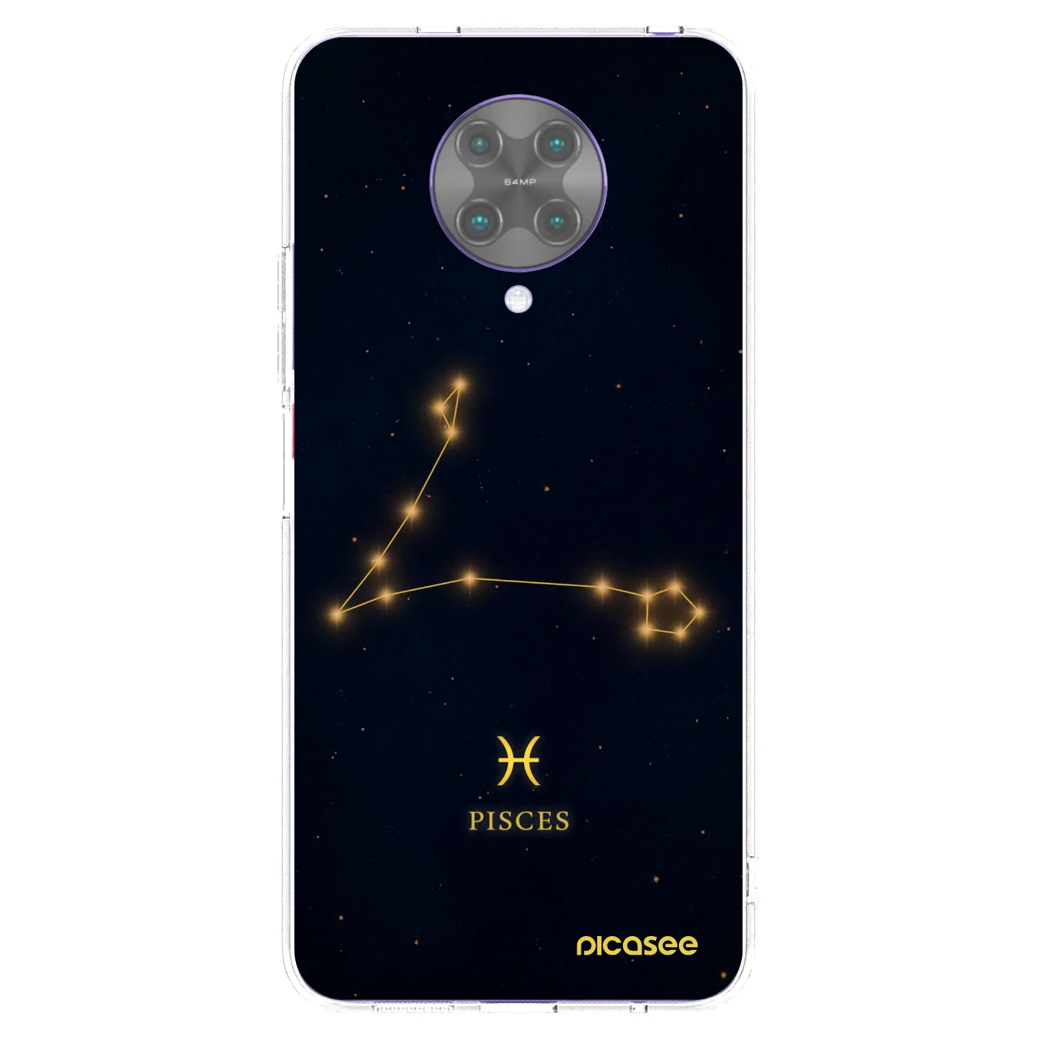Picasee silikonový průhledný obal pro Xiaomi Poco F2 Pro - PISCES