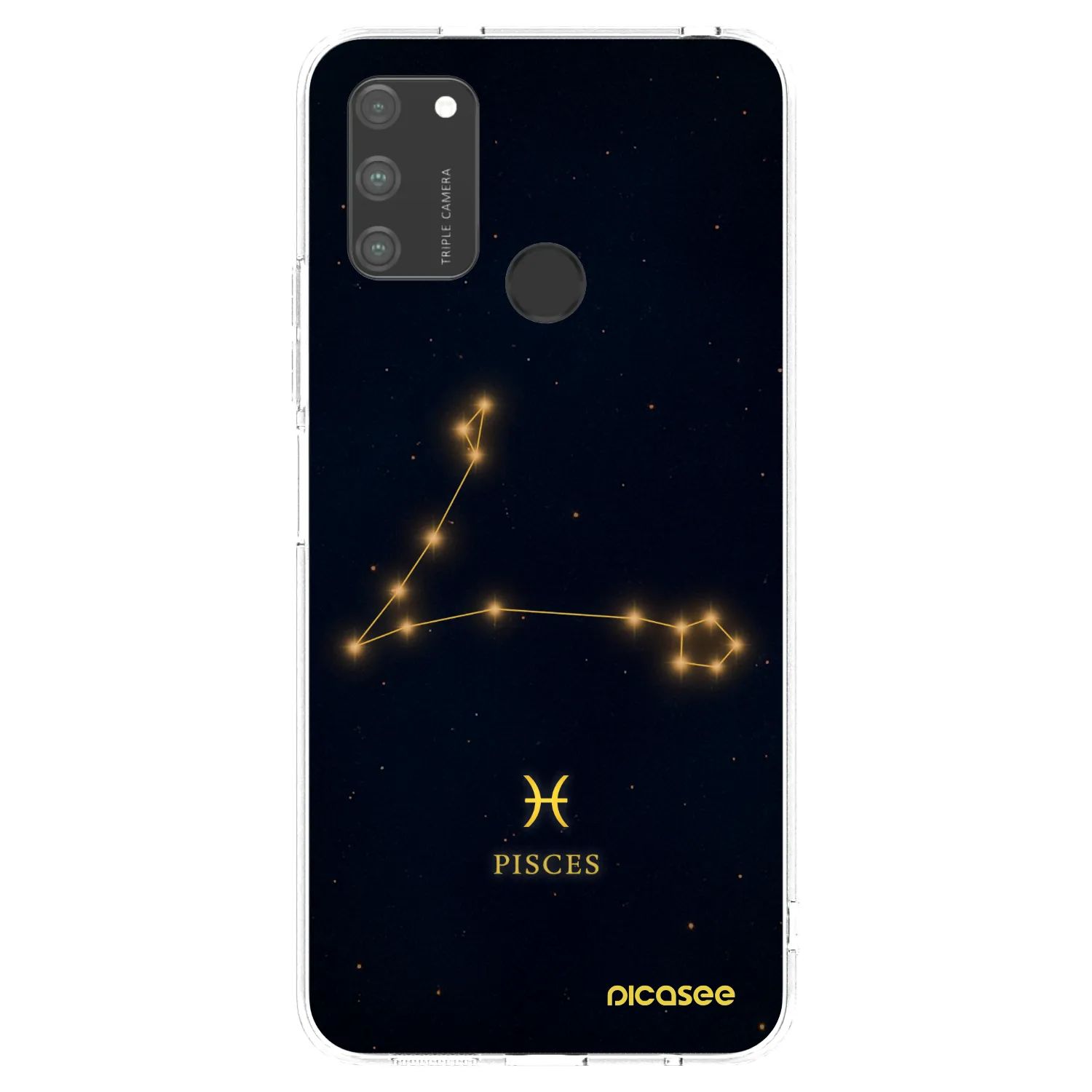Picasee silikonový průhledný obal pro Honor 9A - PISCES