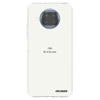 Picasee silikonový průhledný obal pro Xiaomi Mi 10T Lite - Girl, do it for you