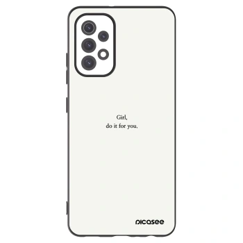 Picasee silikonový černý obal pro Samsung Galaxy A32 5G A326B - Girl, do it for you