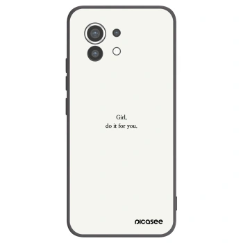 Picasee silikonový černý obal pro Xiaomi Mi 11 - Girl, do it for you