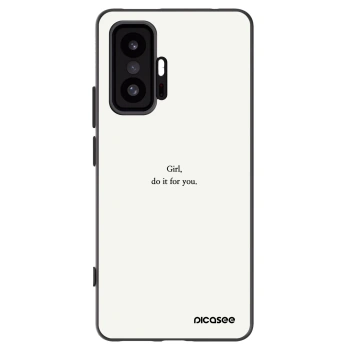 Picasee silikonový černý obal pro Xiaomi 11T Pro - Girl, do it for you