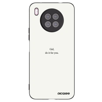 Picasee silikonový černý obal pro Huawei Nova 8i - Girl, do it for you