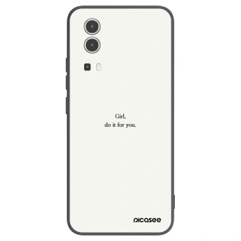 Picasee silikonový černý obal pro Vivo Y72 5G - Girl, do it for you