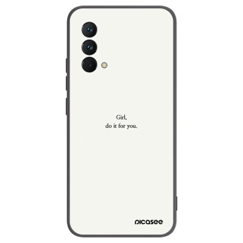 Picasee silikonový černý obal pro Realme GT Master Edition 5G - Girl, do it for you
