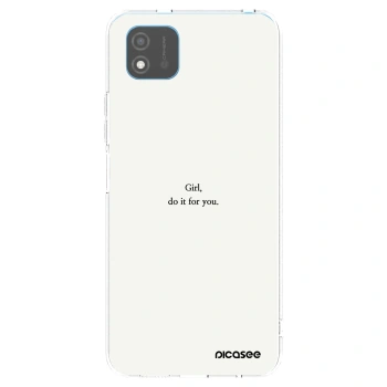 Picasee silikonový průhledný obal pro Realme C11 (2021) - Girl, do it for you