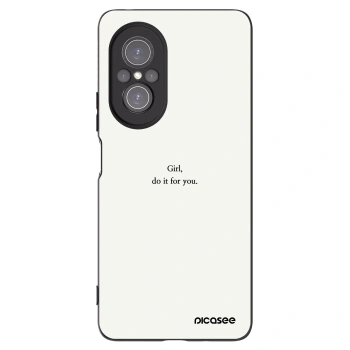 Picasee silikonový černý obal pro Huawei Nova 9 SE - Girl, do it for you