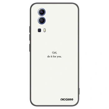 Picasee silikonový černý obal pro Vivo Y52 5G - Girl, do it for you