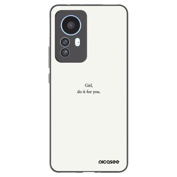 Picasee silikonový černý obal pro Xiaomi 12T Pro - Girl, do it for you