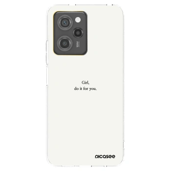Picasee silikonový černý obal pro Xiaomi Poco X5 Pro - Girl, do it for you