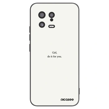 Picasee silikonový černý obal pro Xiaomi 13 - Girl, do it for you