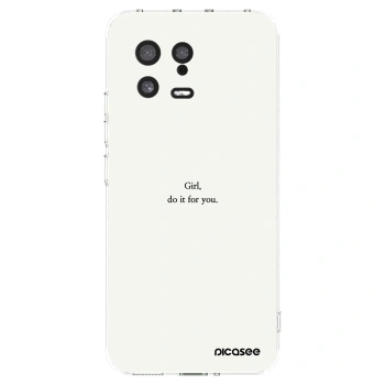 Picasee silikonový průhledný obal pro Xiaomi 13 - Girl, do it for you