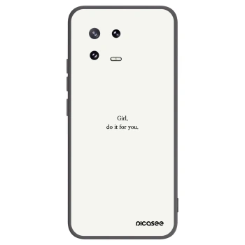 Picasee silikonový černý obal pro Xiaomi 13 Pro - Girl, do it for you