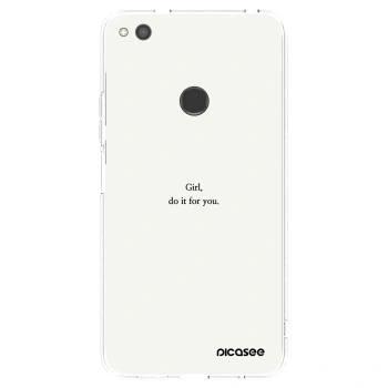 Picasee silikonový průhledný obal pro Huawei Mate 40 Pro - Girl, do it for you