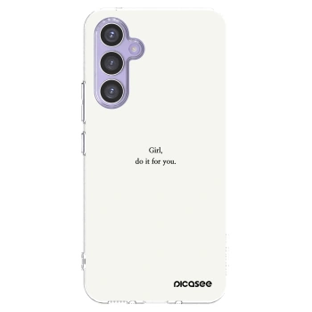 Picasee silikonový průhledný obal pro Samsung Galaxy A54 5G A546B - Girl, do it for you