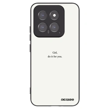 Picasee silikonový černý obal pro Xiaomi 14 - Girl, do it for you