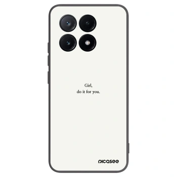 Picasee silikonový černý obal pro Xiaomi Poco X6 Pro - Girl, do it for you