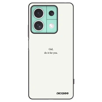 Picasee silikonový černý obal pro Xiaomi Redmi Note 13 5G - Girl, do it for you