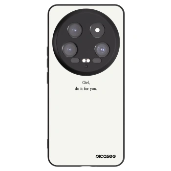 Picasee silikonový černý obal pro Xiaomi 14 Ultra - Girl, do it for you