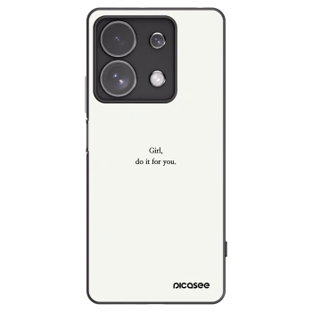 Picasee silikonový černý obal pro Xiaomi Redmi Note 13 Pro 4G - Girl, do it for you