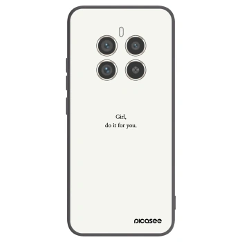 Picasee silikonový černý obal pro Realme 12 Pro 5G - Girl, do it for you