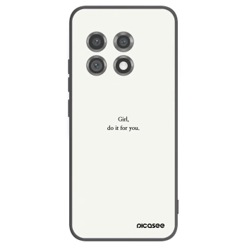 Picasee silikonový černý obal pro OnePlus 11 5G - Girl, do it for you