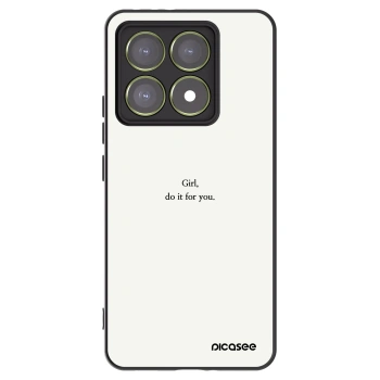 Picasee silikonový černý obal pro Xiaomi 14T - Girl, do it for you