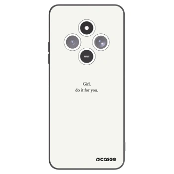 Picasee silikonový černý obal pro Xiaomi Redmi 14C - Girl, do it for you