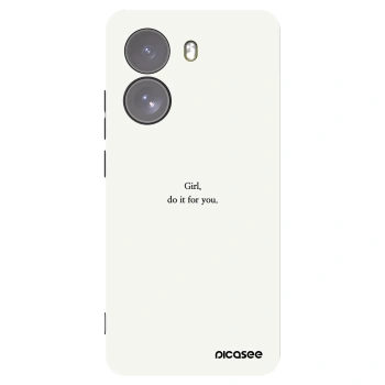 Picasee silikonový černý obal pro Xiaomi Poco X7 - Girl, do it for you