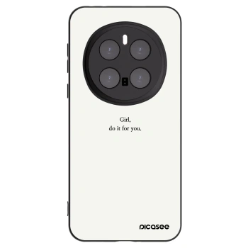 Picasee silikonový černý obal pro Honor Magic7 Pro 5G - Girl, do it for you