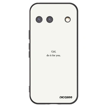 Picasee silikonový černý obal pro Google Pixel 9 - Girl, do it for you