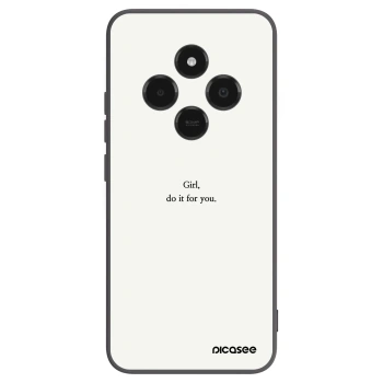 Picasee silikonový černý obal pro Xiaomi Poco C75 - Girl, do it for you
