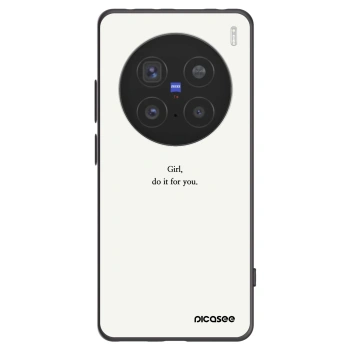 Picasee silikonový černý obal pro Vivo X200 Pro - Girl, do it for you