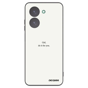 Picasee silikonový černý obal pro Xiaomi Redmi A5 - Girl, do it for you
