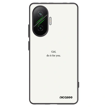 Picasee silikonový černý obal pro Xiaomi Poco F7 Pro 5G - Girl, do it for you