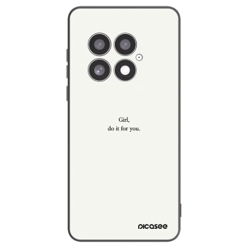 Picasee silikonový černý obal pro OnePlus 13 5G - Girl, do it for you