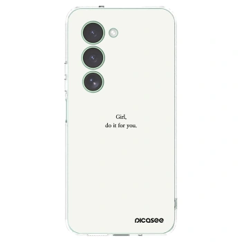 Picasee silikonový průhledný obal pro Xiaomi Redmi 15 5G - Girl, do it for you