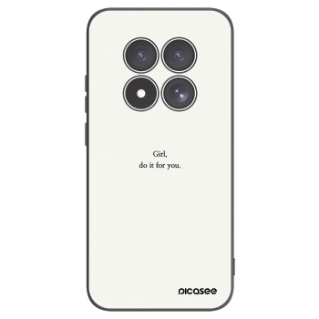 Picasee silikonový černý obal pro Xiaomi Redmi Note 15 Pro 4G - Girl, do it for you