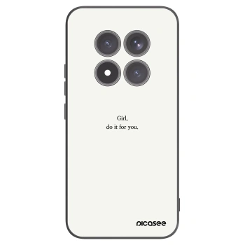 Picasee silikonový černý obal pro Xiaomi Redmi Note 15 Pro+ - Girl, do it for you
