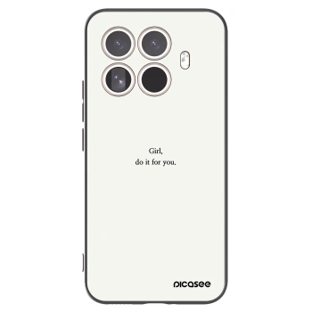 Picasee silikonový černý obal pro Xiaomi 15T Pro - Girl, do it for you