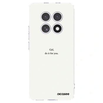Picasee silikonový průhledný obal pro Xiaomi Redmi Note 15 - Girl, do it for you