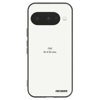 Picasee silikonový černý obal pro Google Pixel 10 - Girl, do it for you