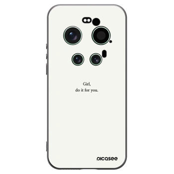 Picasee silikonový černý obal pro Xiaomi 17 Ultra - Girl, do it for you
