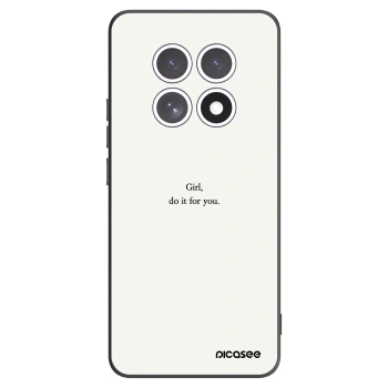 Picasee silikonový černý obal pro Xiaomi Redmi Note 15 5G - Girl, do it for you