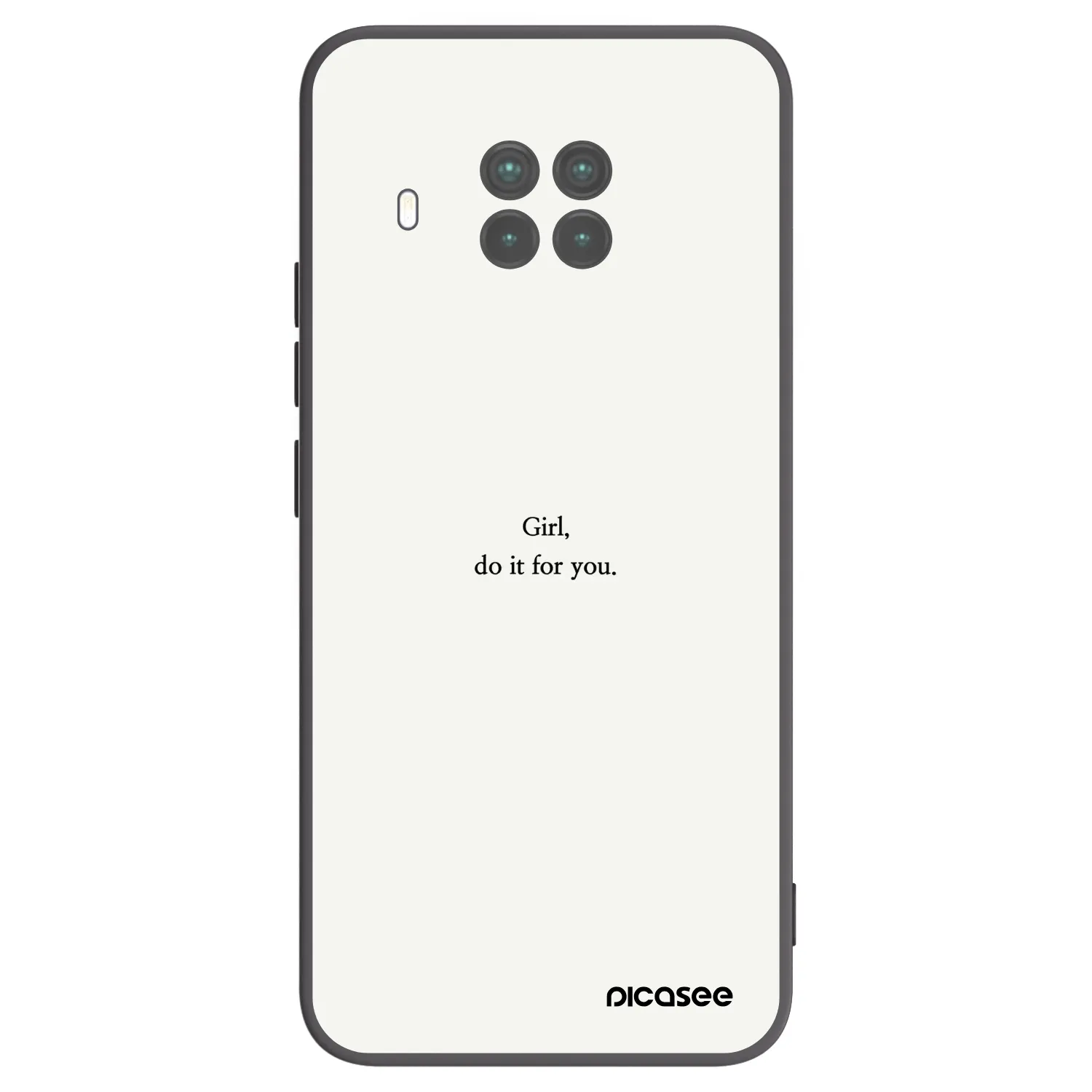 Picasee silikonový černý obal pro Xiaomi Mi 10T Lite - Girl, do it for you