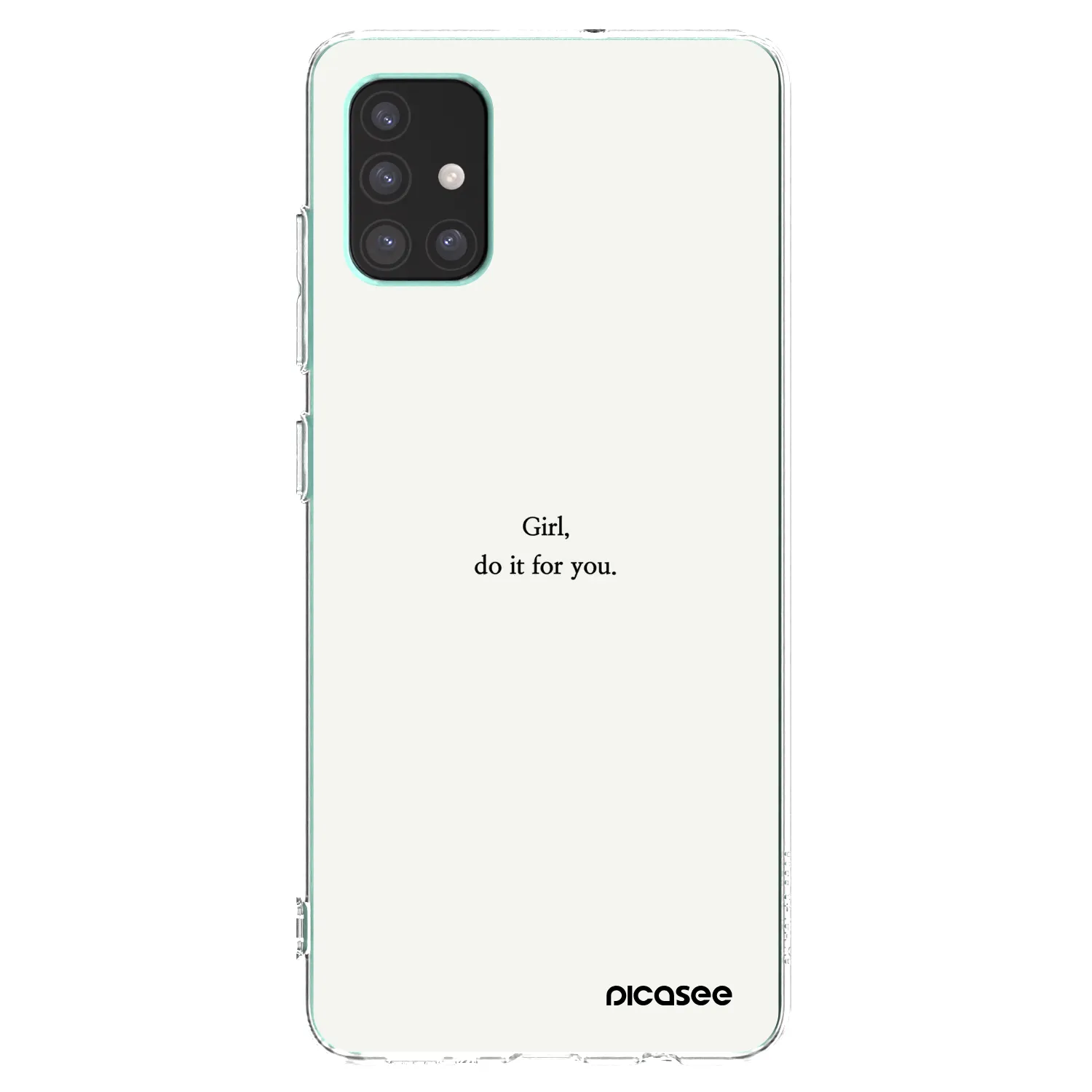 Picasee silikonový průhledný obal pro Samsung Galaxy M51 M515F - Girl, do it for you