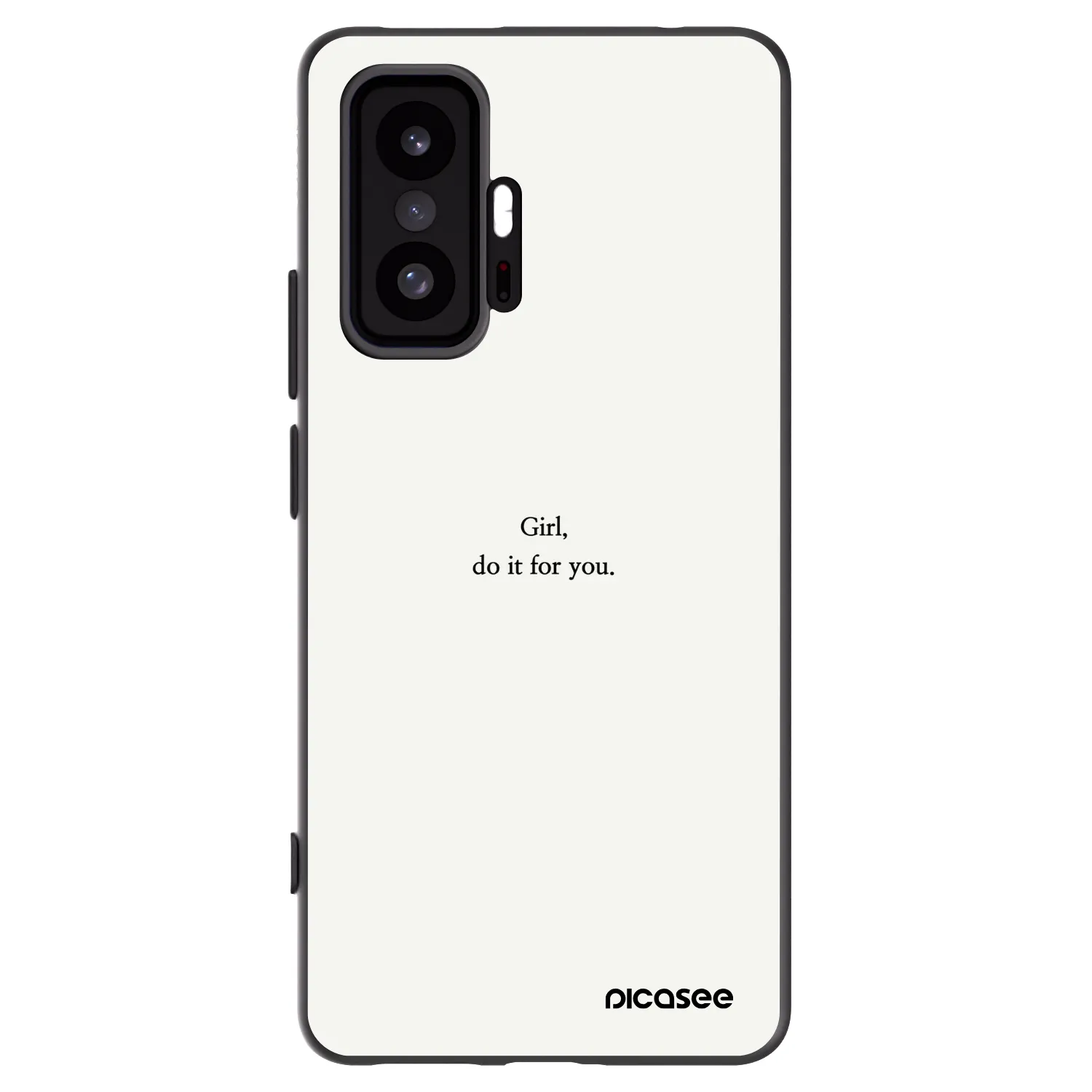 Picasee silikonový černý obal pro Xiaomi 11T Pro - Girl, do it for you
