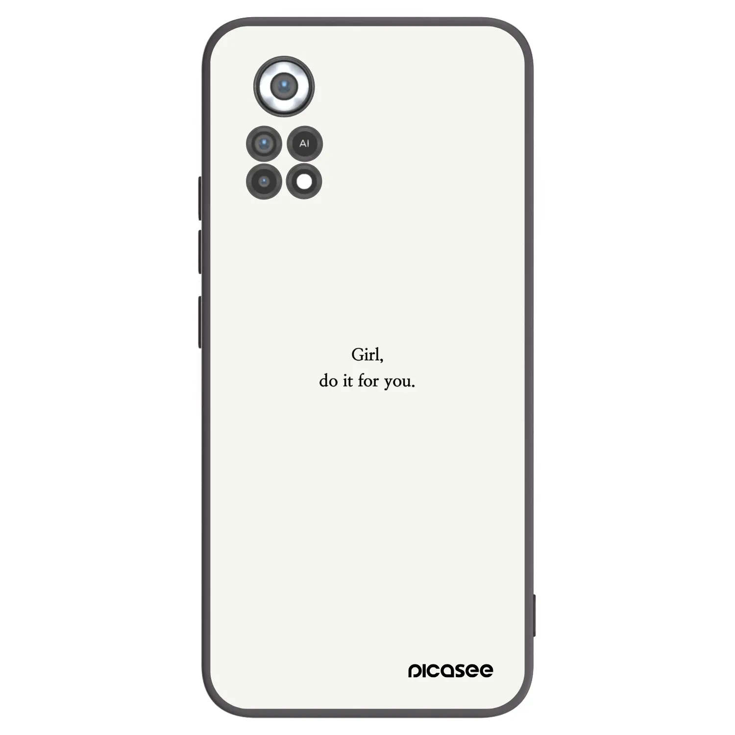 Picasee silikonový černý obal pro Xiaomi Poco X4 Pro 5G - Girl, do it for you